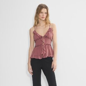 Aritzia Wilfred Pink Amore Camisole